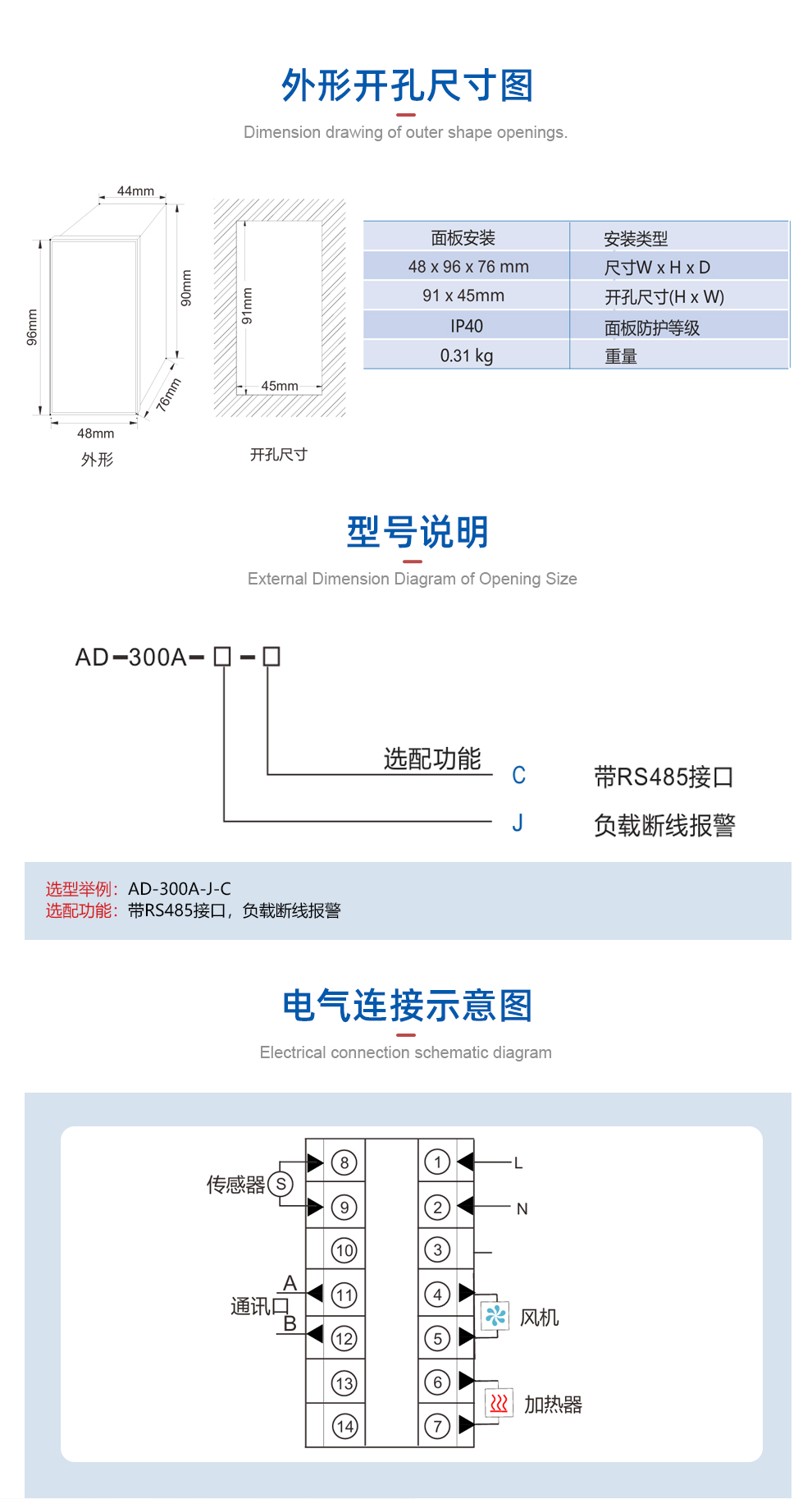 智能溫濕度控制器