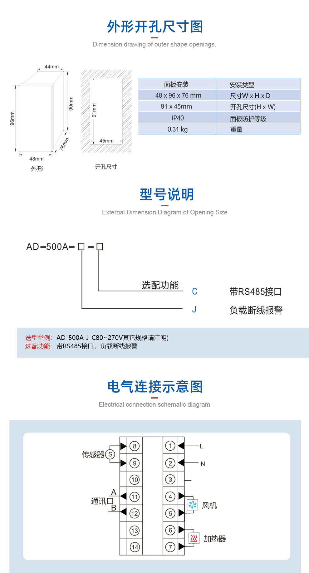 智能溫濕度控制器